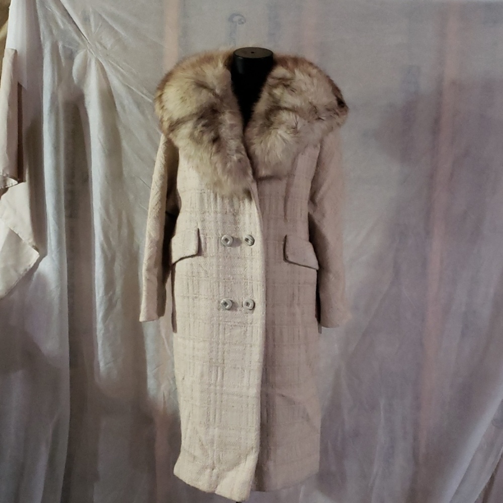 Vintage Einbender's tan tweed 1960's coat 16